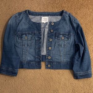 Torrid Cropped Denim Jacket